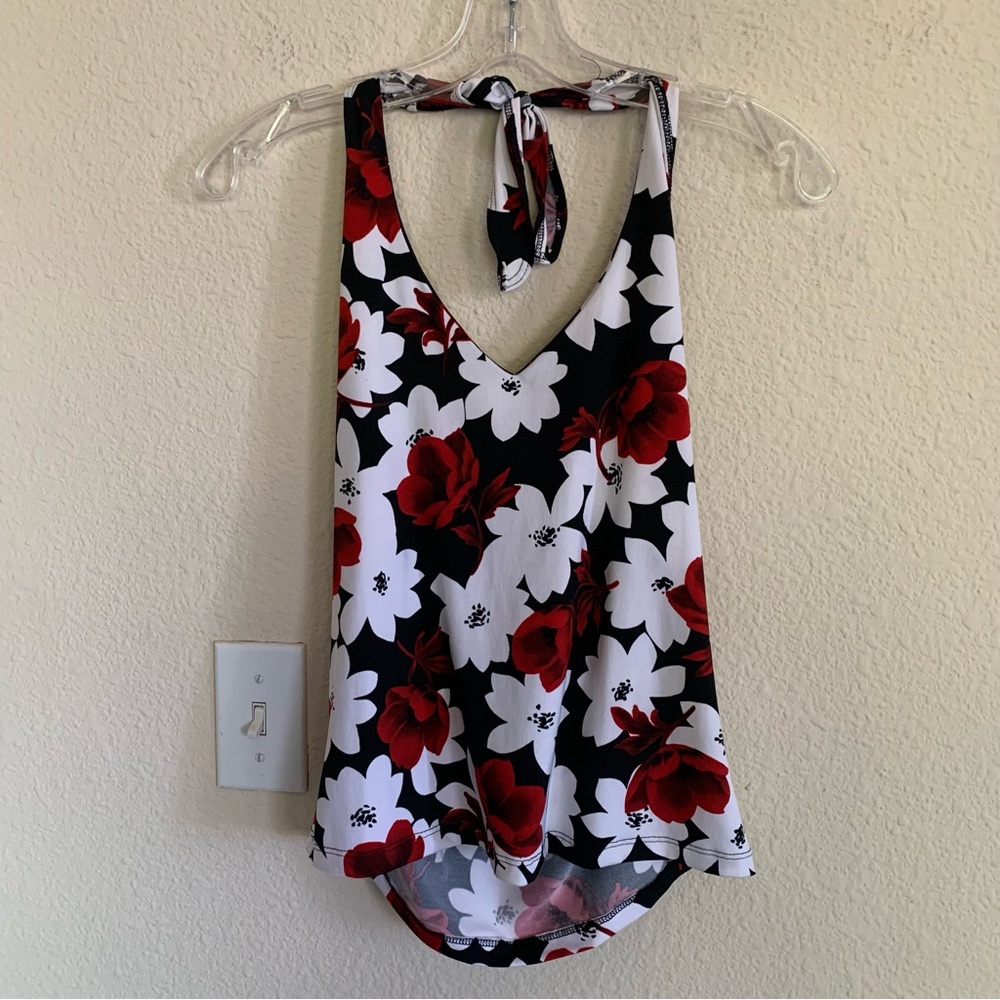 Fashion Bug Floral Halter Top